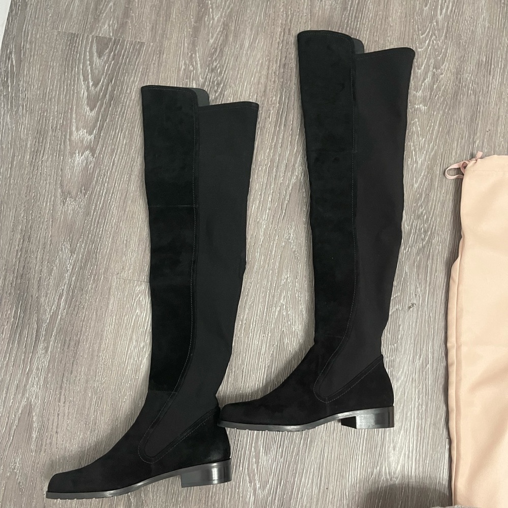 Stuart Weitzman Langdon Suede Over The Knee Boot